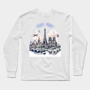 Welcom to Paris Long Sleeve T-Shirt